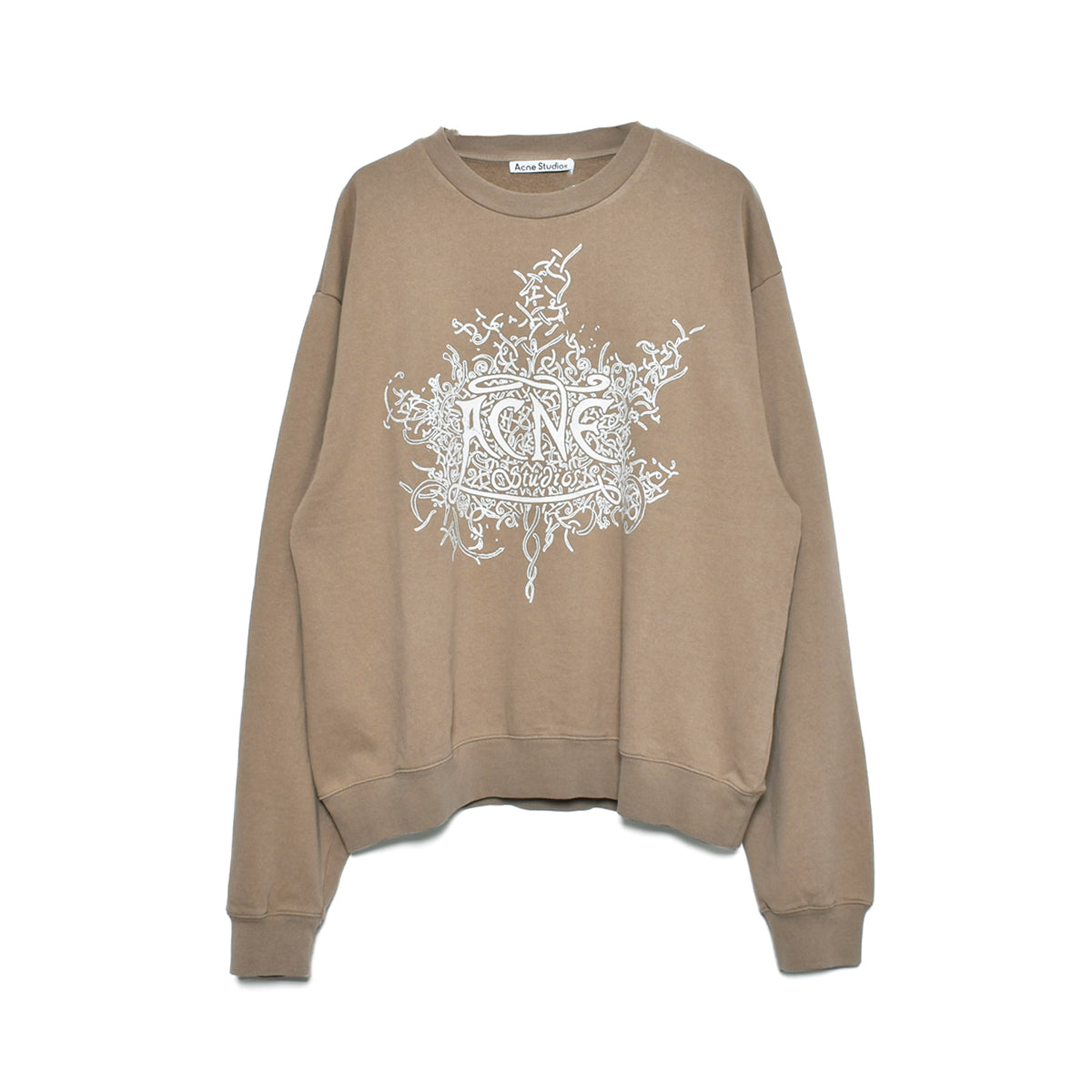 [ACNE STUDIOS]SWEAT SHIRT/DARK BEIGE(MN-SWEA000344)