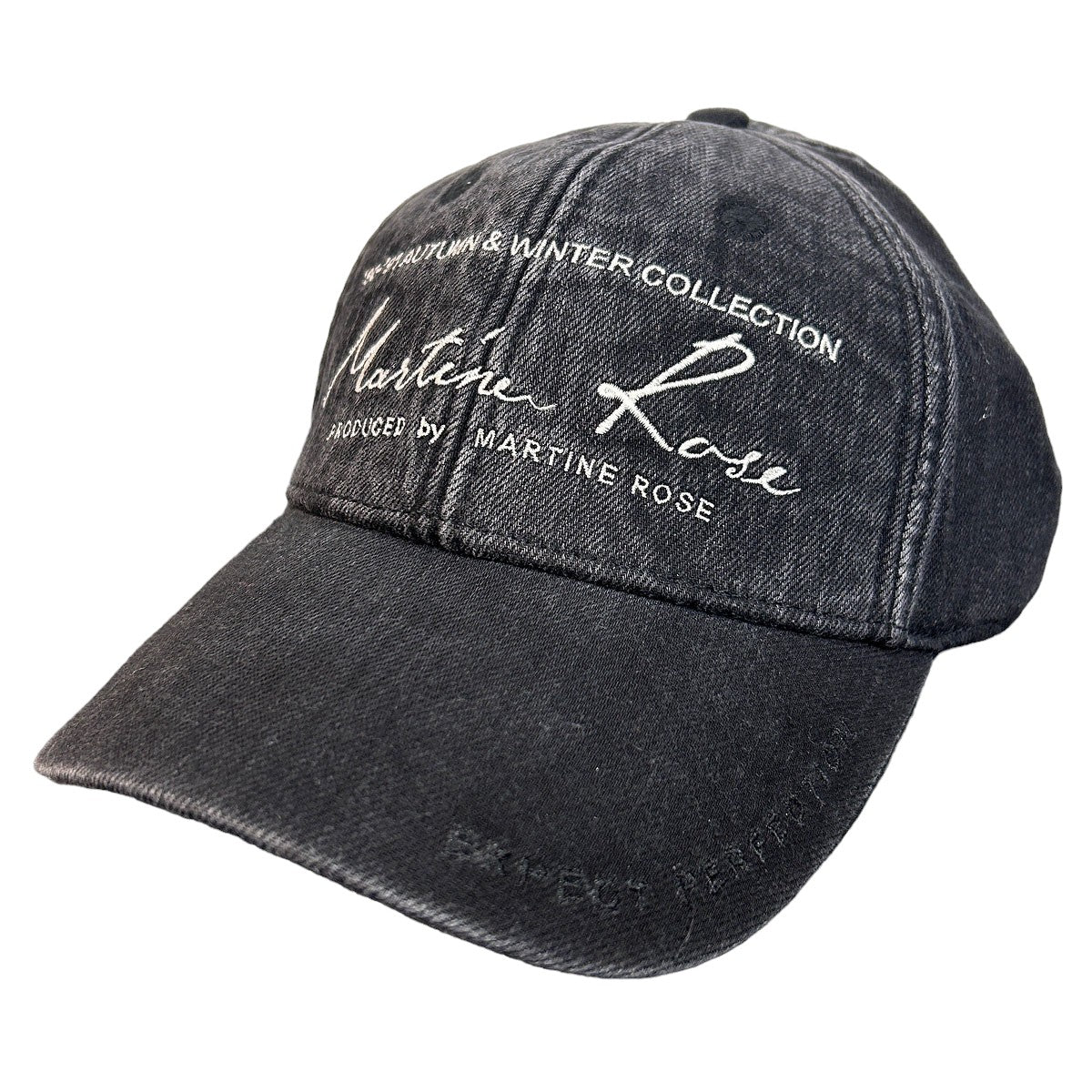 [Martine Rose]SIGNATURE CAP/BLACK(MRSS24-1134)