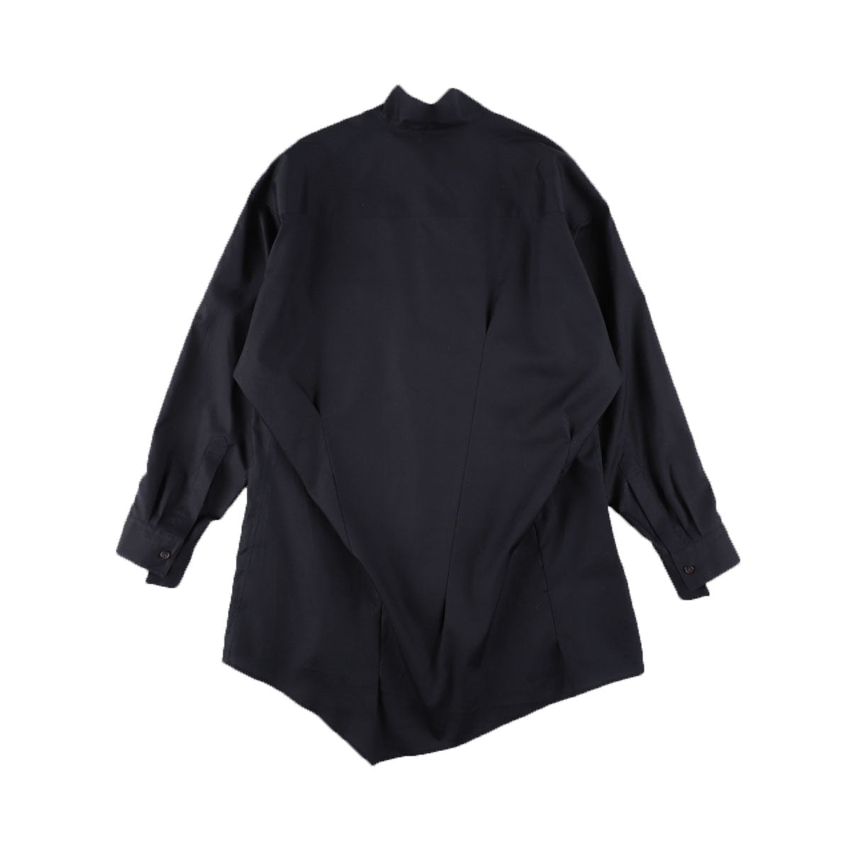 [sulvam]OVERSIZED SHIRT/BLACK(MT-B03-001)