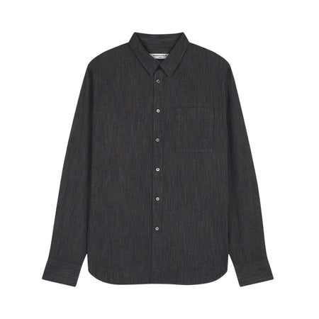 [MAISON KITSUNE]LIGHT DENIM SHIRT/INDIGO(NM00403WD4006)