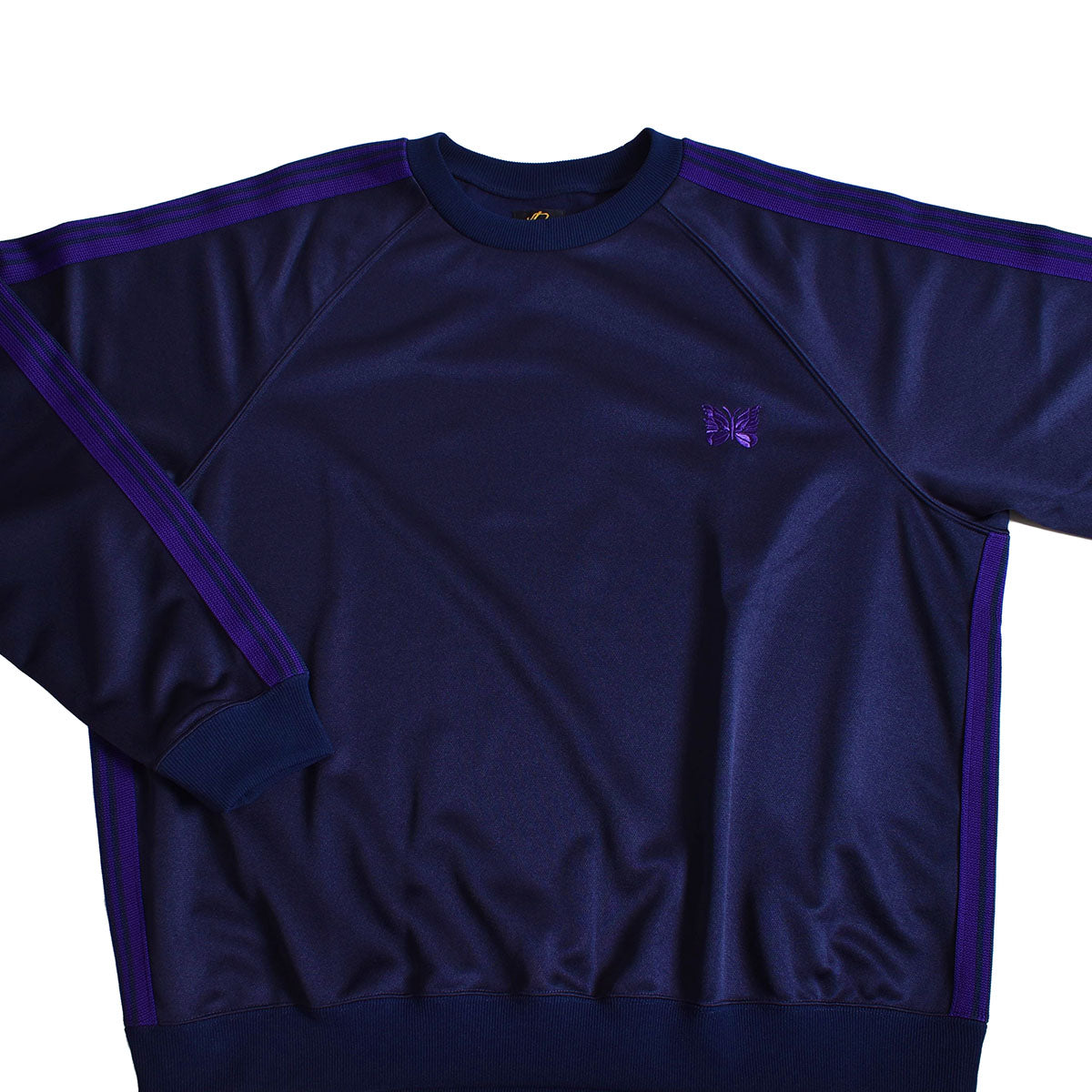 NEEDLES]Track Crew Neck Shirt - Poly Smooth/NAVY(NS245) – R&Co.