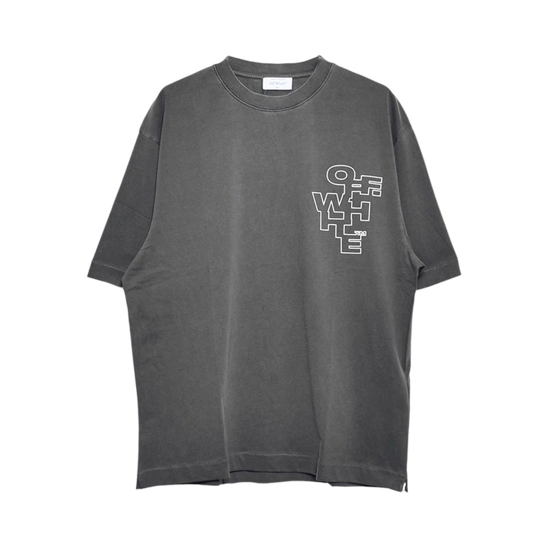 [Off-White]OUTLINE ARROW SKATE S/S TEE/BLACK/WHITE(OMAF24-RTW0013)