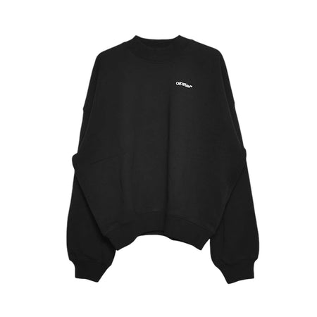 [Off-White]VANISH ARROW OVER CREWNECK/BLACK(OMBF24-RTW0100)