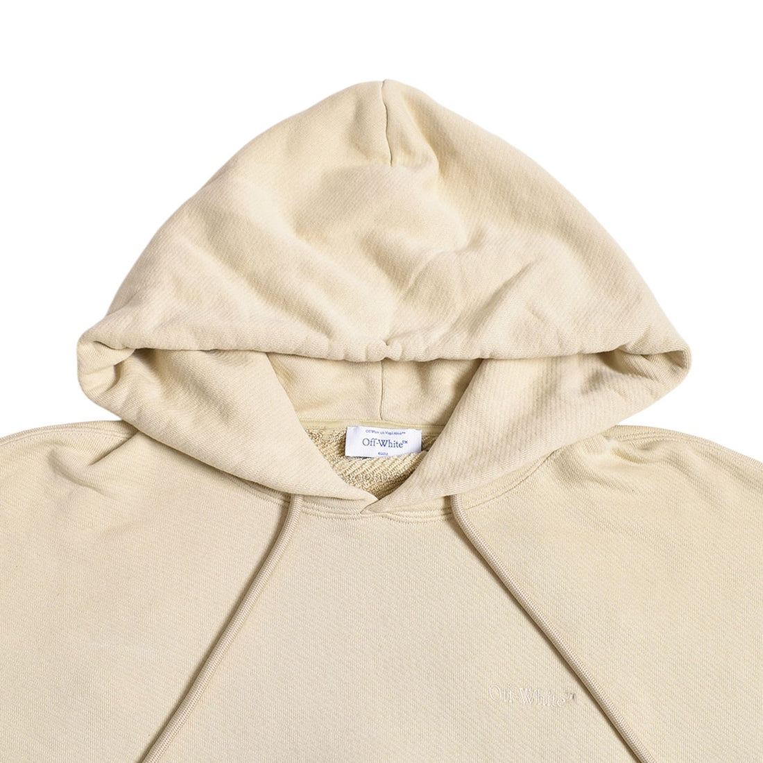 [Off-White]ARROW EMB SKATE HOODIE/BROWN RICE(OMBF24-RTW0148)