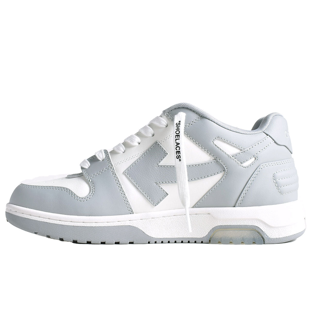 Off-White]OUT OF OFFICE CALF LEATHER/WHITE GRAY(OMIR24-SLG0019 ...
