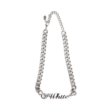 [Off-White]LOGO CHAIN NECKLACE/SILVER(OMOF24-RTW0427)