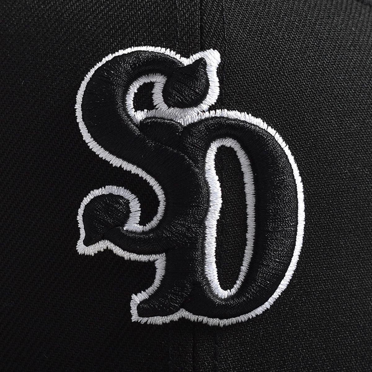 STANDARD CALIFORNIA]NEW ERA × SD 59Fifty Logo Cap/BLACK(OTCOE090