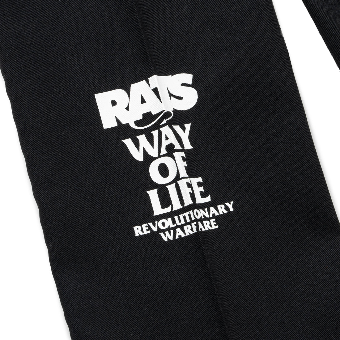 [RATS]T/C WORK PANTS PRINT/BLACK