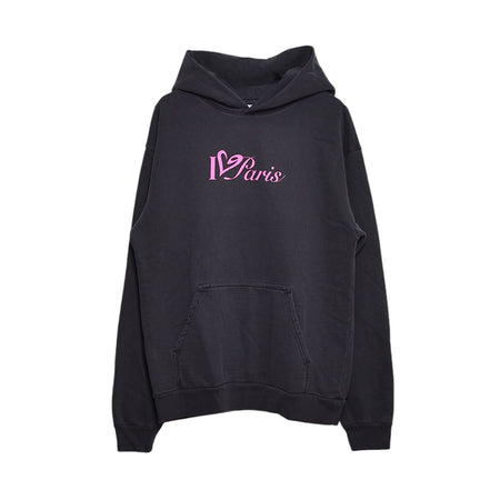 [BASKETCASE GALLERY]PARIS hoodie/V.BLACK