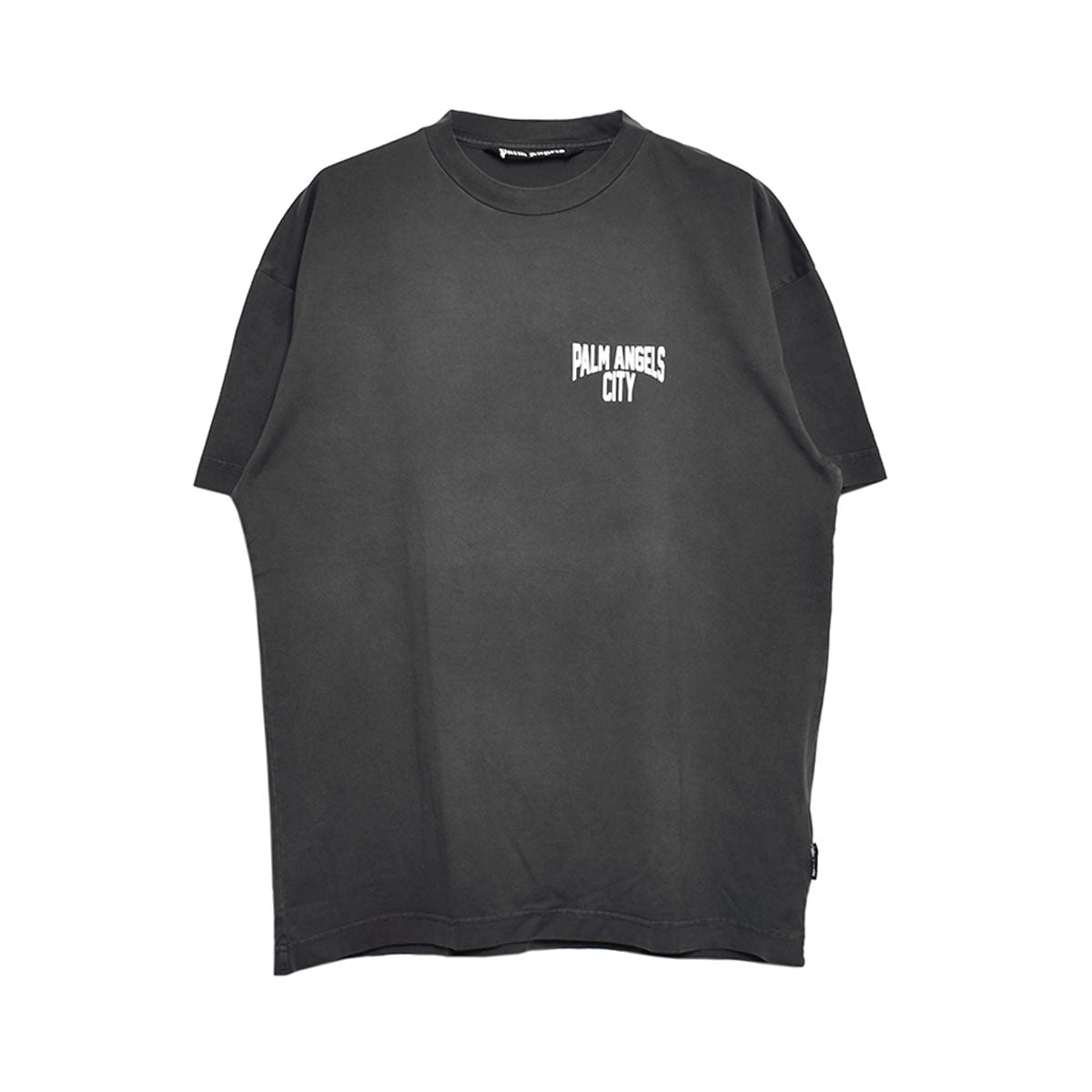 Palm Angels]PA CITY WASHED TEE/GRAY/WHITE(PMAR24-099) – R&Co.
