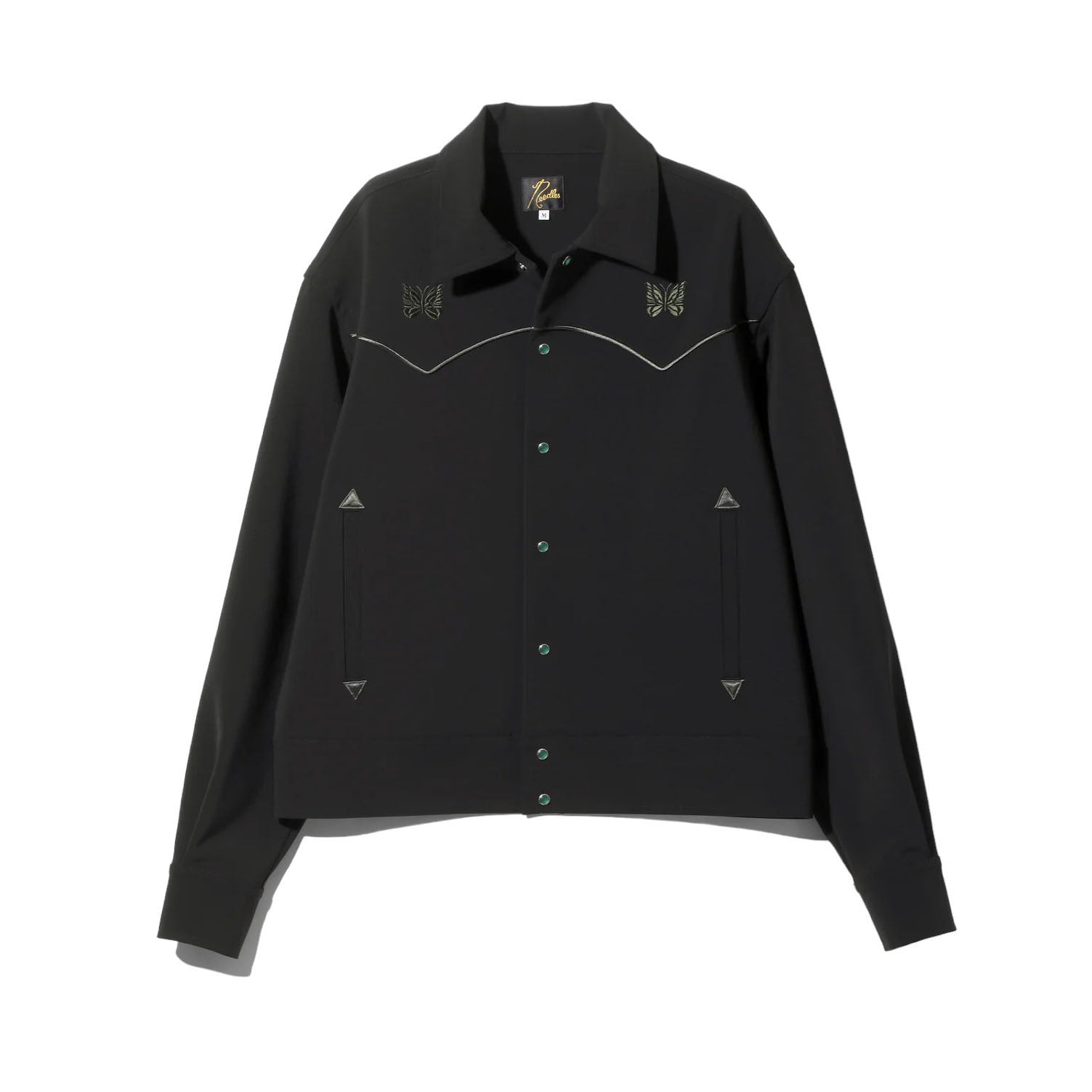 NEEDLES]Piping Cowboy Jac - Double Cloth/BLACK(PU208) – R&Co.