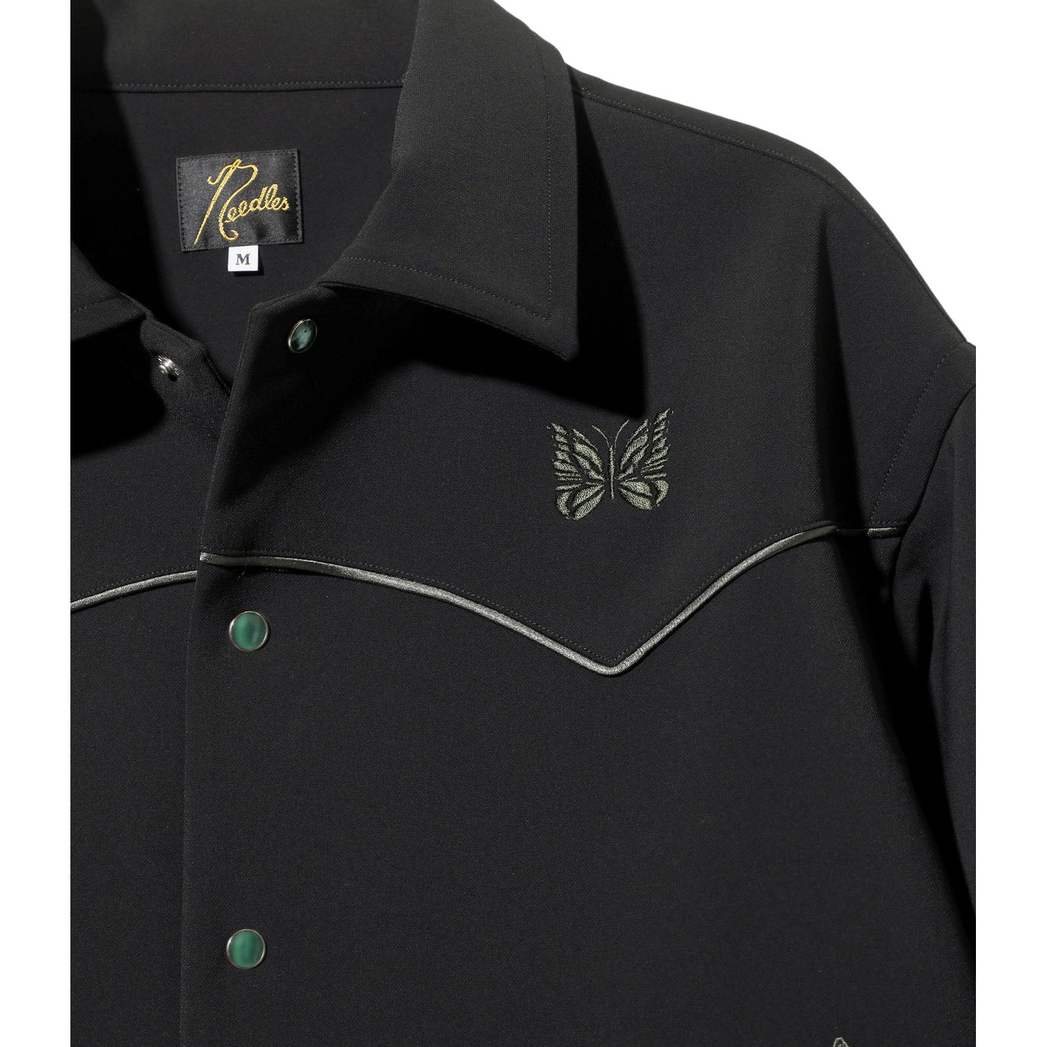 NEEDLES]Piping Cowboy Jac - Double Cloth/BLACK(PU208) – R&Co.