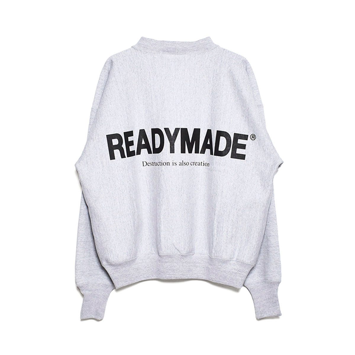 READYMADE]M-NECK SWT SMILE/GRAY(RE-CO-GY-00-00-246) – R&Co.