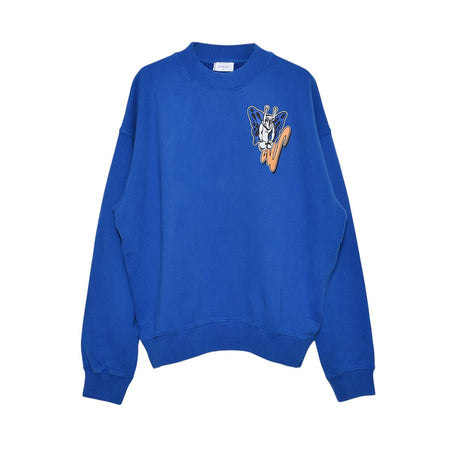 [Off-White]GANG SKATE CREWNECK/BLUE(OMBF24-RTW0092)