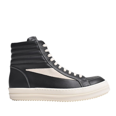 [Rick Owens]HIGH VINTAGE SNEAKS/BLACK/MILK/MILK(RU01E5896VCOLVS)