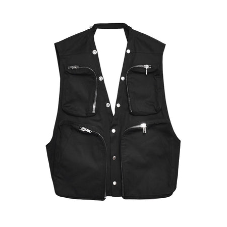 [Rick Owens]CARGO VEST/BLACK(RU02D6767TE)