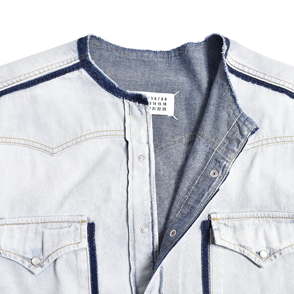 [Maison Margiela]DENIM SHIRT/LIGHT INDIGO(S50DT0016-S30815)