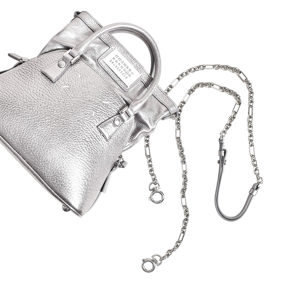 [Maison Margiela]5AC CLASSIQUE MICRO BAG/SILVER(S56WG0081-P6749)