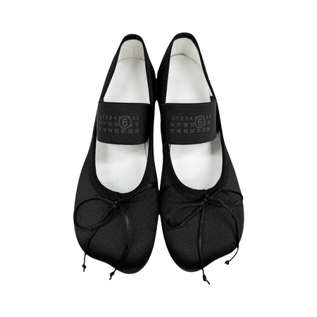[MM6 Maison Margiela]BALLET SHOE/BLACK(S59WZ0093-P5560)