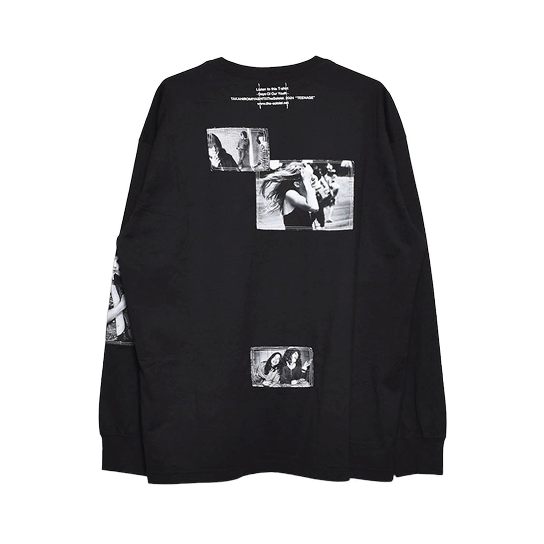 【TAKAHIRO MIYASHITA TheSoloIst】oversized l/s tee./BLACK(sc.0011AW24)