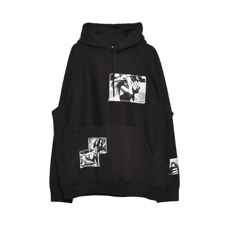 【TAKAHIRO MIYASHITA TheSoloIst】oversized hoodie./BLACK(sc.0015AW24)