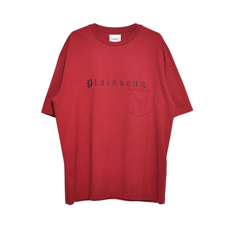 【TAKAHIRO MIYASHITA TheSoloIst】oversized s/s tee(plainsong)/RED/(sc.0004SS25)