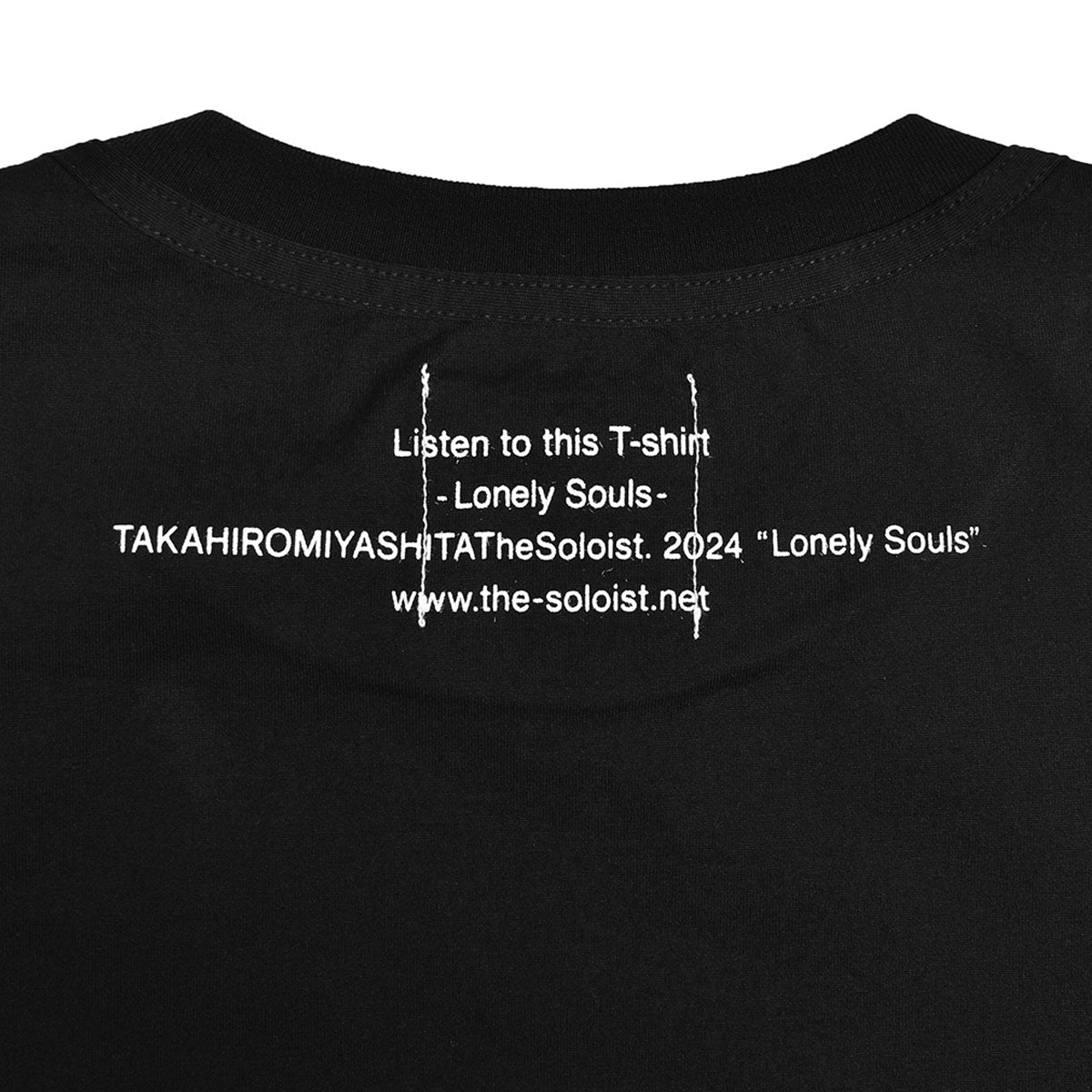 【TAKAHIRO MIYASHITA TheSoloIst】lonely souls.(s/s pocket  tee)/BLACK(sc.0021SS24)