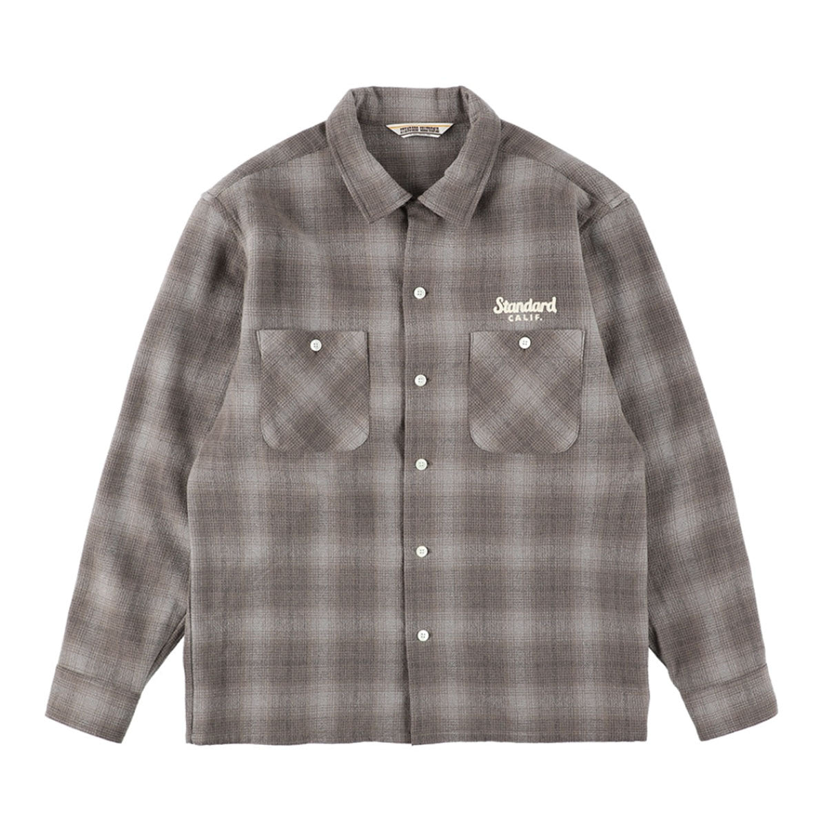 STANDARD CALIFORNIA]SD Wool Check Shirt/CHARCOAL(SHOLA300) – R&Co.