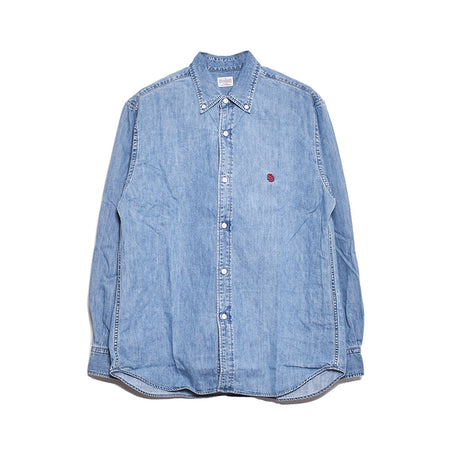 STANDARD CALIFORNIA]SD Denim Button-Down Shirt Vintage Wash/BLACK