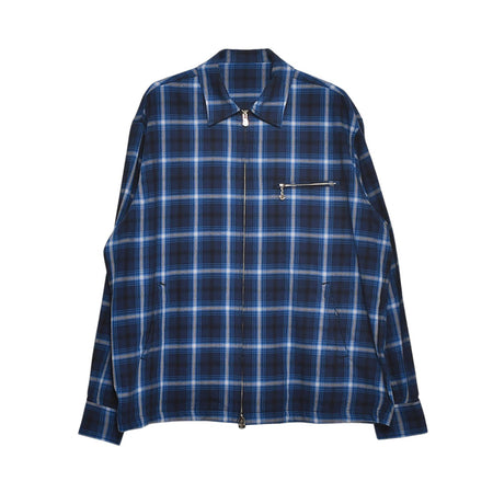 【TAKAHIRO MIYASHITA TheSoloIst】full zip work jacket./BLUE/(sj.0019SS25)