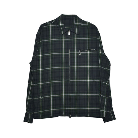 【TAKAHIRO MIYASHITA TheSoloIst】full zip work jacket./GREEN/(sj.0019SS25)