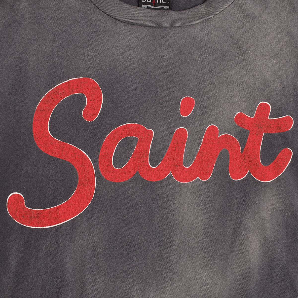 SAINT MICHAEL]LS TEE/FOOT PRINT/BLACK(SM-A23-0000-009) – R&Co.