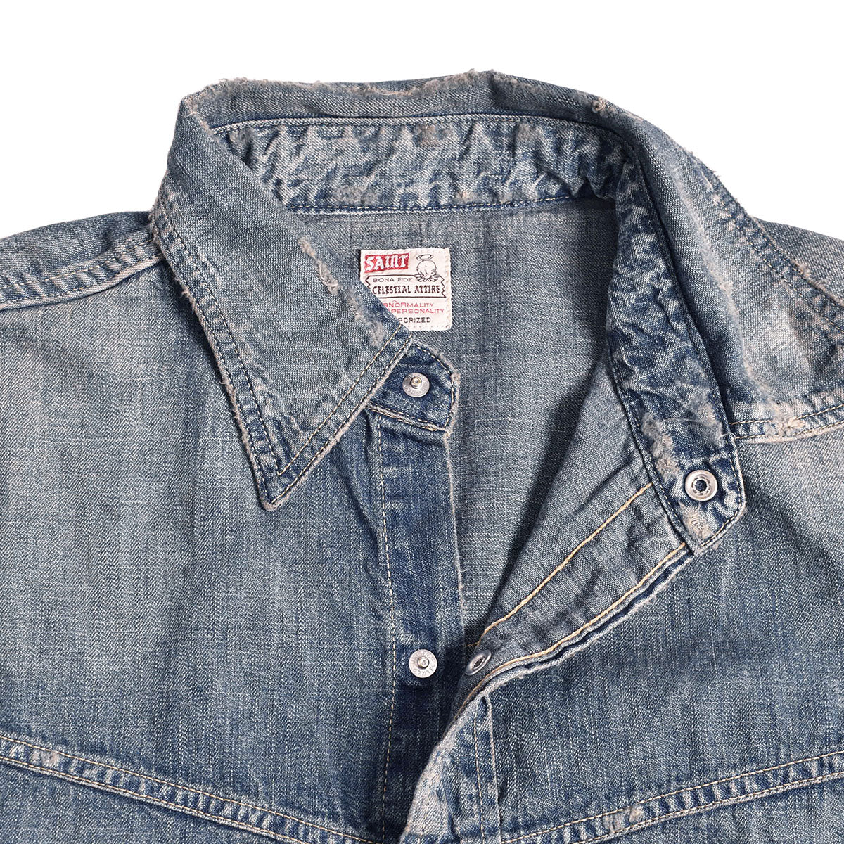 SAINT MICHAEL]DENIM SHIRT/DENIM/BLUE(SM-A23-0000-015) – R&Co.