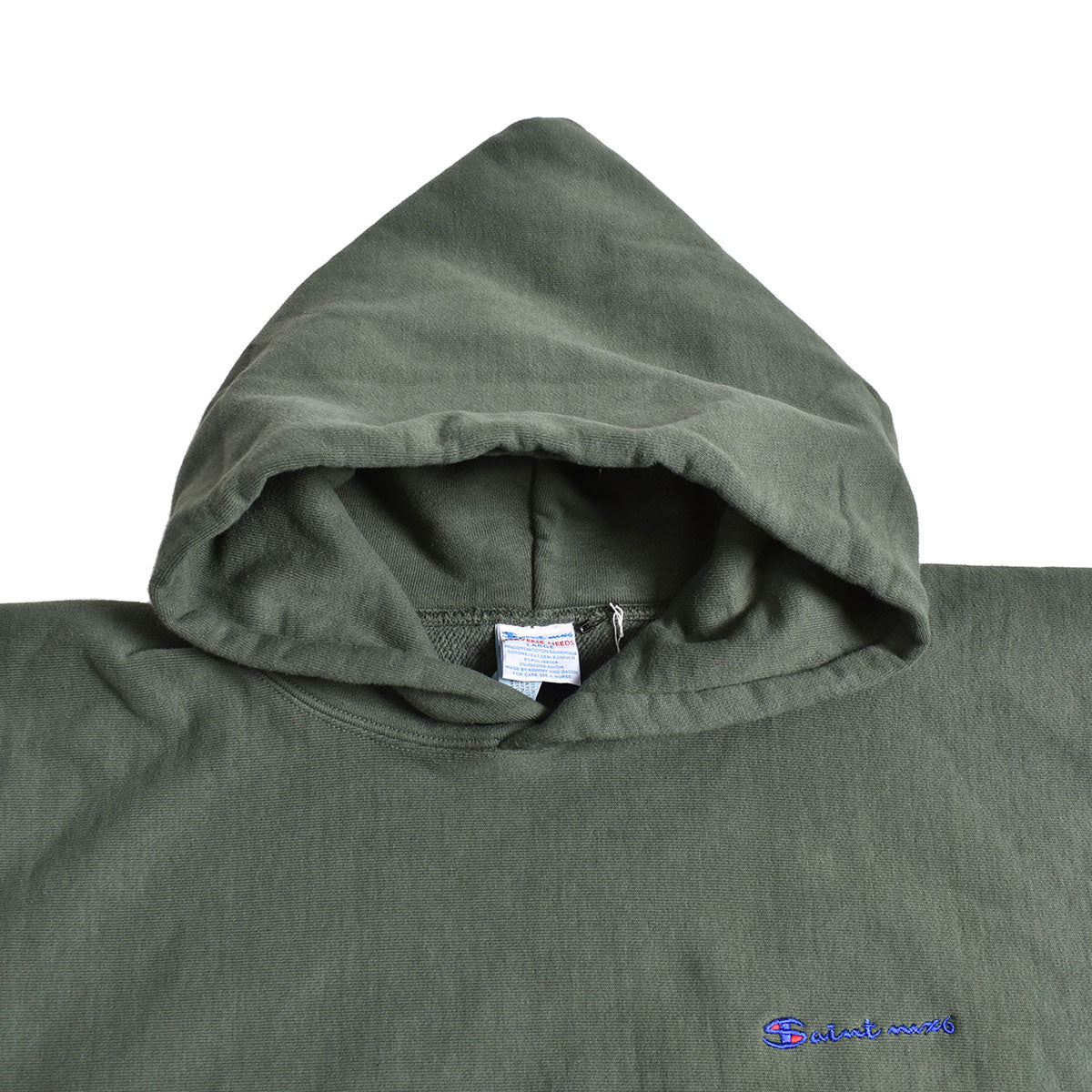 [SAINT MICHAEL]HOODIE/LOGO/GREEN(SM-A23-0000-029)