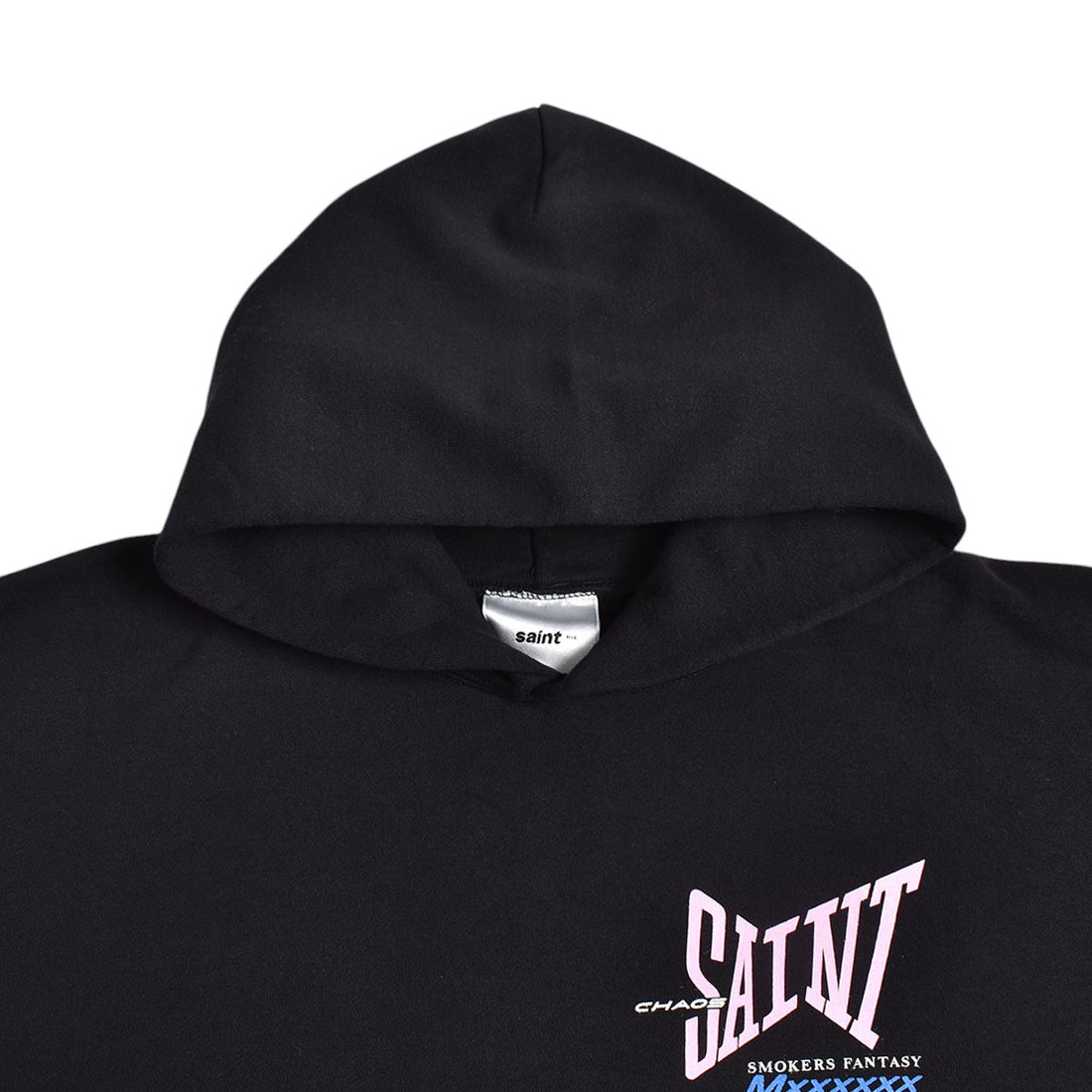 [SAINT Mxxxxxx]HOODIE/RIBON SAINT/BLACK(SM-HR8-0000-047)