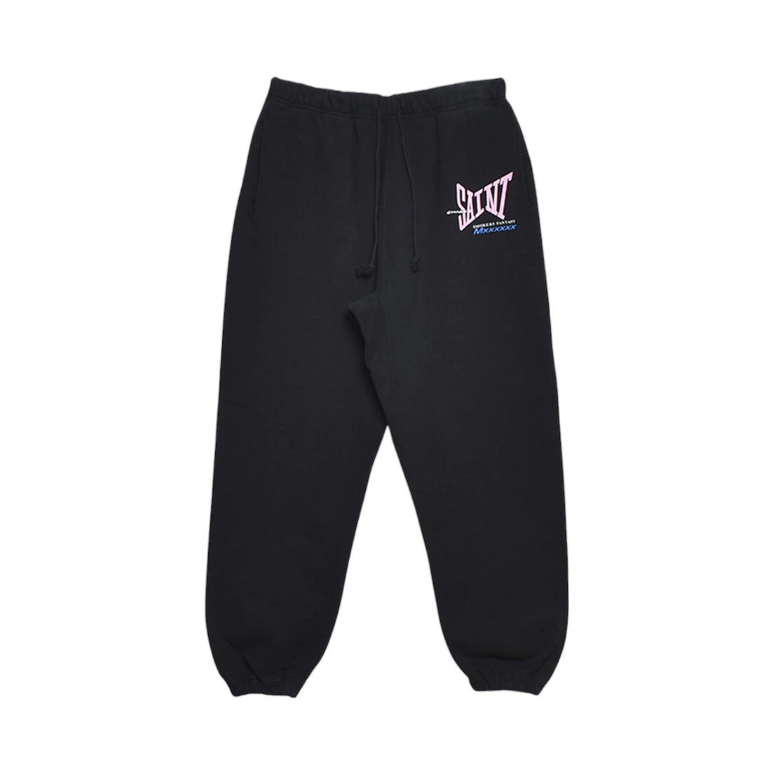 [SAINT Mxxxxxx]SWEAT PANTS/RIBON SAINT/BLACK(SM-HR8-0000-056)