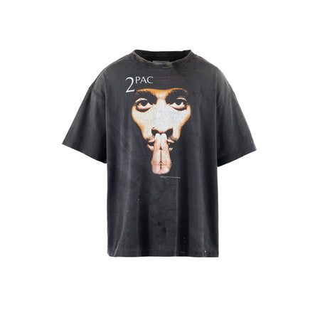 [SAINT Mxxxxxx]2PC_SS TEE/2PAC/BLACK(SM-HR8-0000-C14)