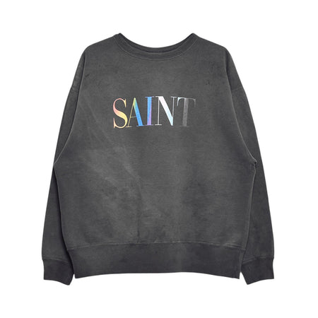 [SAINT Mxxxxxx]CREW SWT/RAINBOW SNT/BLACK(SM-YS1-0000-030)