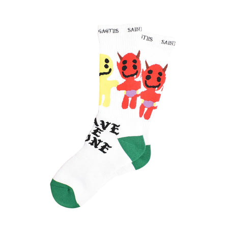 [SAINT Mxxxxxx]CP_SOCKS/LMA/WHITE(SM-YS1-0000-C11)