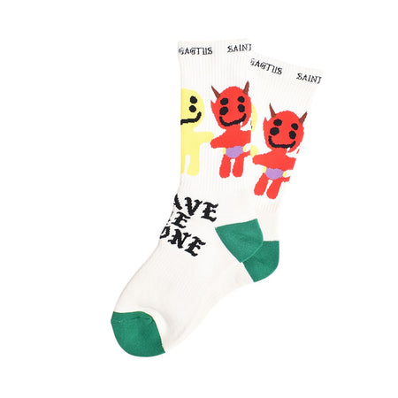 [SAINT Mxxxxxx]CP_SOCKS/LMA/ECRU(SM-YS1-0000-C12)