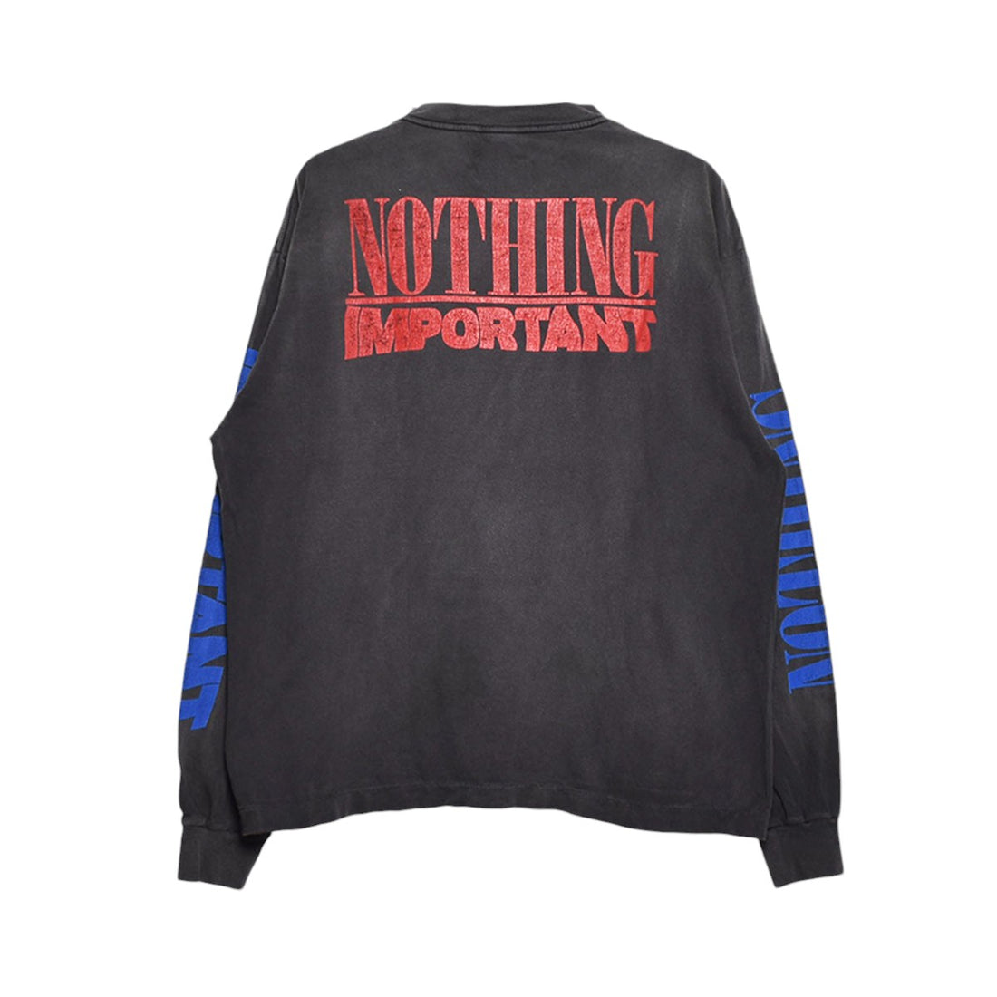 [SAINT Mxxxxxx]KK_LS TEE/NOTHING IMP/BLACK(SM-YS1-0000-C35)