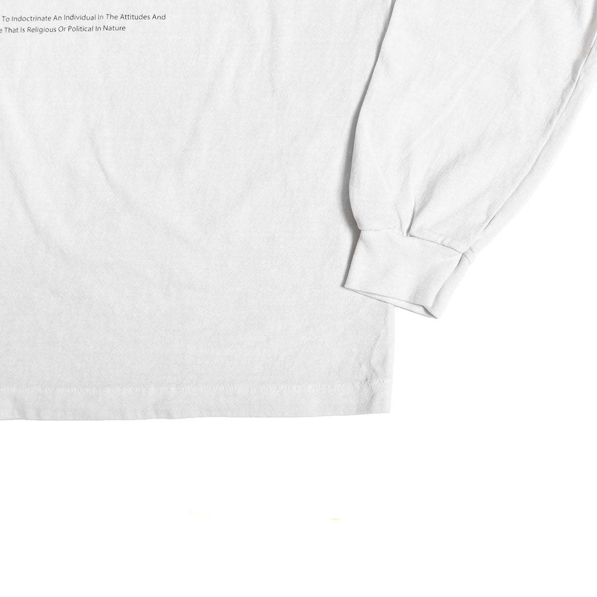 SAINT Mxxxxxx]LS TEE / DISTRUCTION/WHITE(SM-YS8-0000-019) – R&Co.