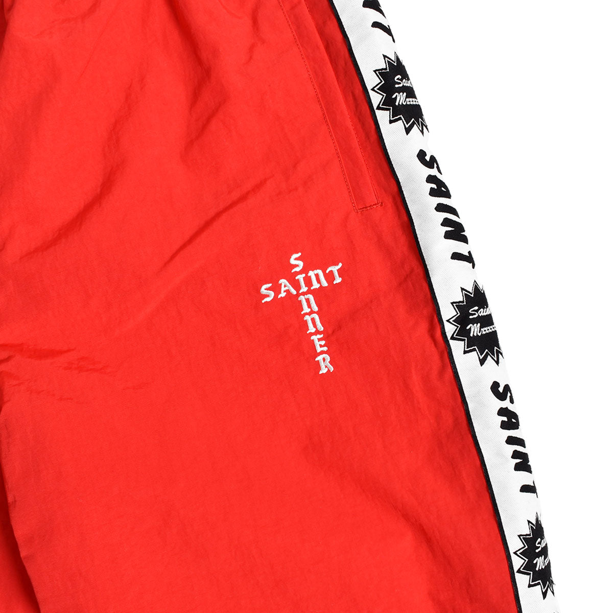 SAINT MICHAEL]TRACK PANTS / SIDE TAPE/RED(SM-YS8-0000-067) – R&Co.