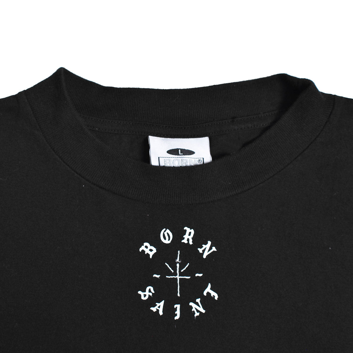 [SAINT MICHAEL]BR_SS TEE/BORN SAINT/BLACK(SM-YS8-0000-C06)