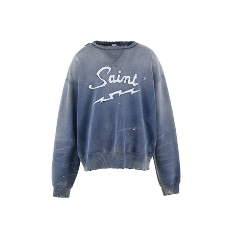 [SAINT Mxxxxxx]CRW-N SWEAT/SAINT/NAVY(SM-HR8-0000-046)