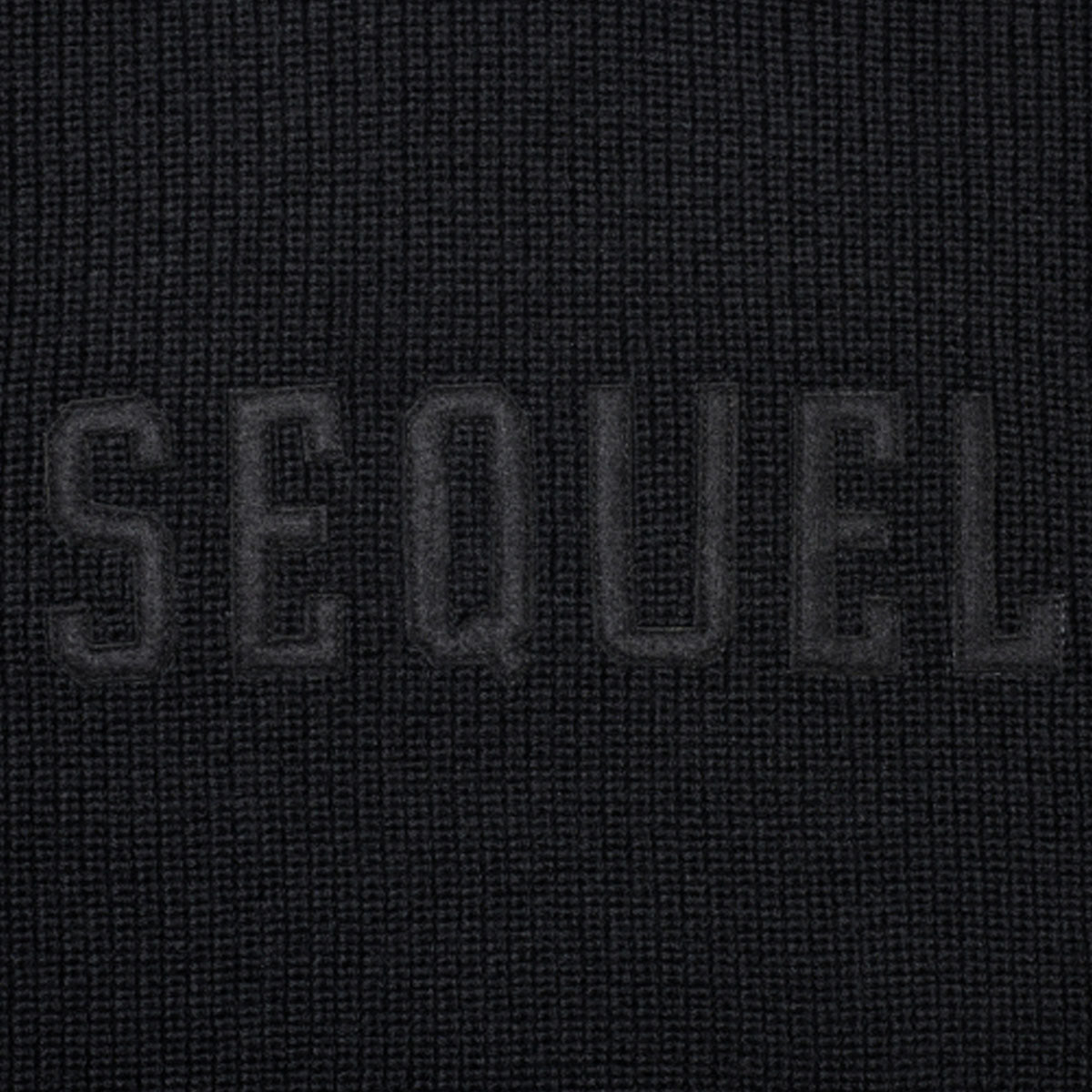 SEQUEL]LOW GAUGE CREW NECK KNIT/BLACK(SQ-23AW-KN-04) – R&Co.