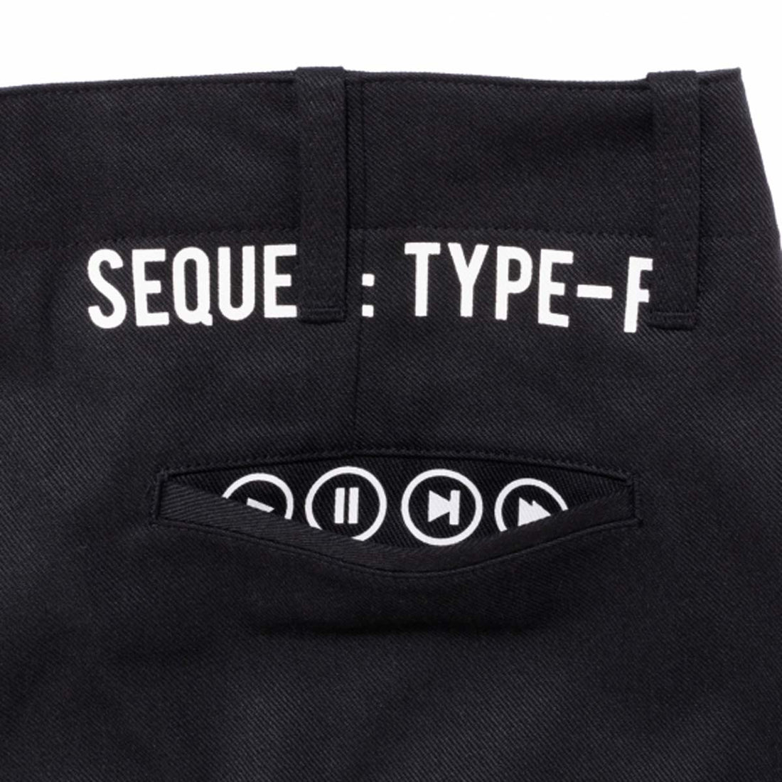 [SEQUEL]CHINO PANTS(TYPE-F)/BLACK(SQ-24SS-PT-08)