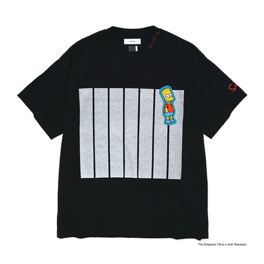 [FACETASM]The Simpsons/FACETASM 7BAR BIG TEE/BLACK(SRO-TEE-U13)