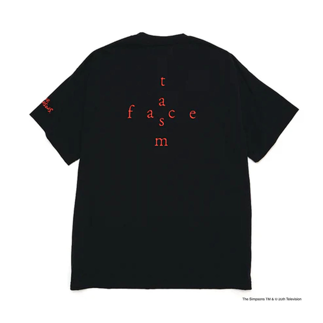 [FACETASM]The Simpsons/FACETASM 7BAR BIG TEE/BLACK(SRO-TEE-U13)