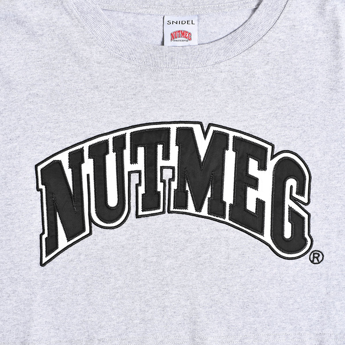 SNIDEL]【NUTMEG】クロップドロングTシャツ/LIGHT GRAY(SWCT232022